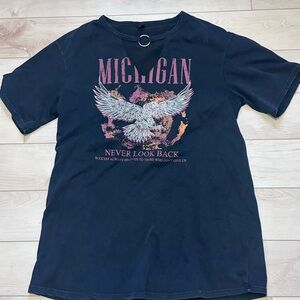Michigan Graphic Tee shirt dress
